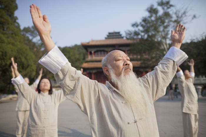 A Chinese ancient with a beard.