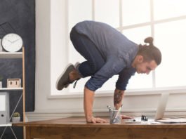 Multitasking is like exercising I can do my desk.