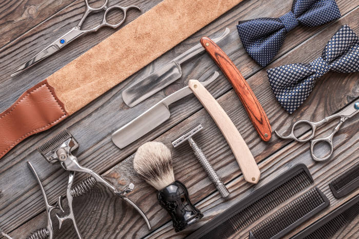 Barber tools for your beard.