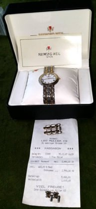 Ebayer Euroglyph has interesting collectibles like this Raymond Weil 9147 Swiss Watch.